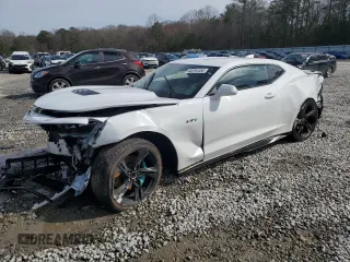2022 Chevrolet Camaro LT1 with VIN 1G1FF1R79N0127361, listed as a Copart auction lot 45294455 with 52,961 mi miles and Salvage Title. Bid and sale history available at carsss.com. Image 1.
