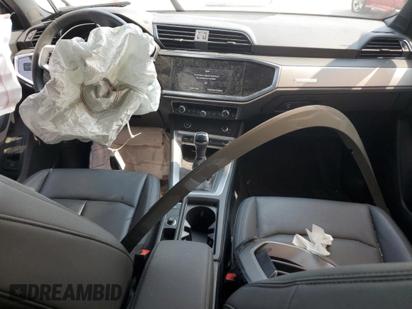 2024 Audi Q3 S line Premium with VIN WA1DECF33R1130720, listed as a Copart auction lot 59292025 with 15,949 mi miles and Salvage title. Bid and sale history available at DreamBid. Image 8.