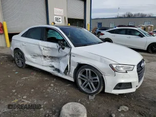 2018 Audi A3 Premium Plus with VIN WAUJ8GFFXJ1044842, listed as a Copart auction lot 44121005 with 101,629 mi miles and Salvage title. Bid and sale history available at DreamBid. Image 4.
