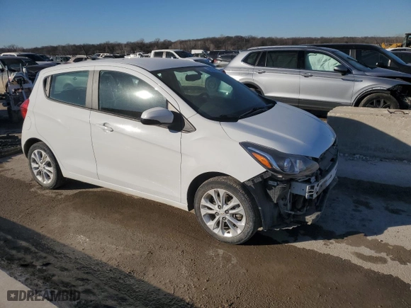 2021 Chevrolet Spark 1LT with VIN KL8CD6SA7MC751300, listed as a Copart auction lot 42254445 with 56,043 mi miles and Salvage Title. Bid and sale history available at carsss.com. Image 4.