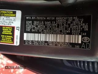 2013 Toyota Corolla L with VIN 2T1BU4EE2DC923424, listed as a Copart auction lot 55600895 with 178,263 mi miles and Salvage Title. Bid and sale history available at DreamBid. Image 12.