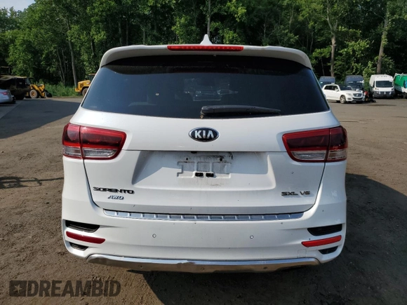 2016 Kia Sorento SX with VIN 5XYPKDA54GG088968, listed as a Copart auction lot 59307525 with 49,183 mi miles and Salvage title. Bid and sale history available at DreamBid. Image 6.