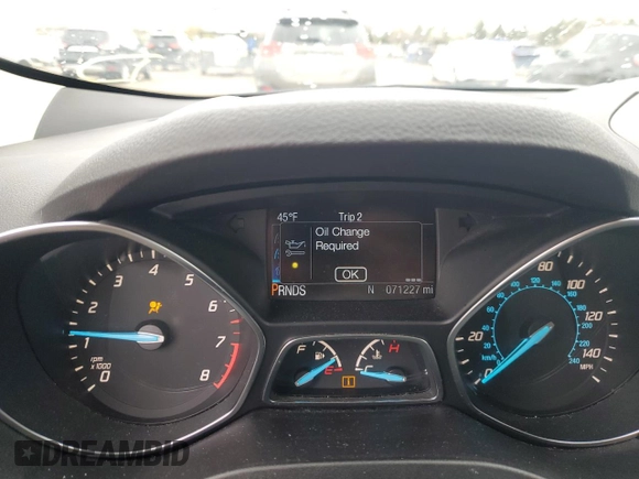 2016 Ford Escape Titanium with VIN 1FMCU9J94GUA43063, listed as a Copart auction lot 53875085 with 71,227 mi miles and Salvage Title. Bid and sale history available at DreamBid. Image 9.