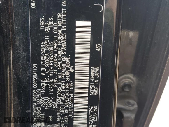 2006 Scion xB z VIN JTLKT334464111057, wystawiony jako Copart lot #54346745 z przebiegiem 99 599 mil mil oraz Szkoda całkowita • Salvage title. Historia ofert i sprzedaży dostępna na DreamBid. Obrazek 13.