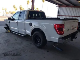 2022 Ford F-150 XL with VIN 1FTEX1C88NFA71511, listed as a IAAI auction lot 41503554 with 31,825 mi miles. Bid and sale history available at carsss.com. Image 3.