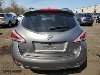 2012 Nissan Murano LE with VIN JN8AZ1MW7CW206212, listed as a Copart auction lot 53796185 with 177,457 mi miles and Salvage Title. Bid and sale history available at carsss.com. Image 6.