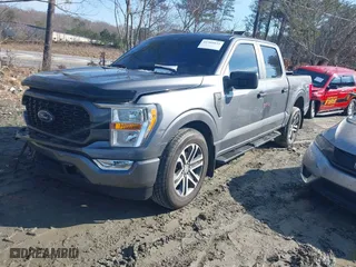 2021 Ford F-150 XL with VIN 1FTEW1CP8MFB67132, listed as a IAAI auction lot 41309835 with NaN miles. Bid and sale history available at carsss.com. Image 17.