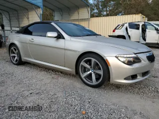 2008 BMW 6 Series 650i with VIN WBAEB53568CX62292, listed as a Copart auction lot 74968684 with 129,548 mi miles and Non Repairable. Bid and sale history available at carsss.com. Image 4.