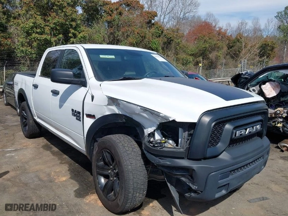 2021 Ram 1500 Classic Warlock with VIN 1C6RR7LT8MS528592, listed as a IAAI auction lot 41814945 with 65,620 mi miles. Bid and sale history available at carsss.com. Image 1.