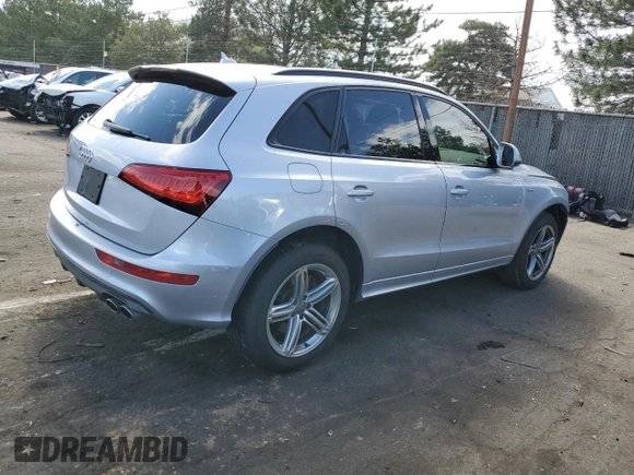 2016 Audi SQ5 Premium Plus with VIN WA1CCAFP1GA029598, listed as a Copart auction lot 52141154 with 76,256 mi miles. Bid and sale history available at carsss.com. Image 3.