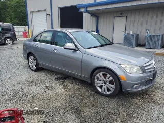 2009 Mercedes-Benz C 300 Sport with VIN WDDGF81X29F226449, listed as a Copart auction lot 62233485 with Not provided miles and Clean title. Bid and sale history available at DreamBid. Image 4.
