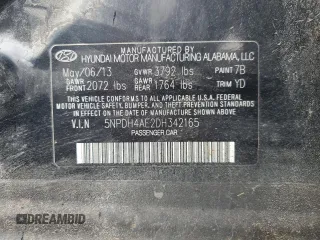 2013 Hyundai Elantra GLS with VIN 5NPDH4AE2DH342165, listed as a Copart auction lot 64642645 with 118,753 mi miles and Clean title. Bid and sale history available at DreamBid. Image 12.