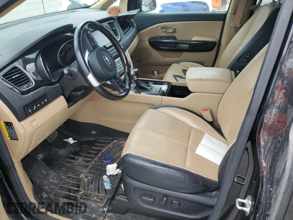 2018 Kia Sedona SX-L with VIN KNDME5C10J6375793, listed as a Copart auction lot 51363415 with 0 mi miles and Clean Title. Bid and sale history available at carsss.com. Image 7.