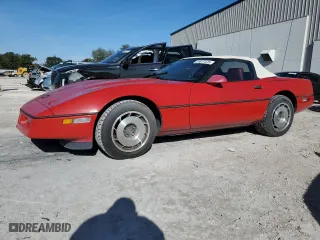 1987 Chevrolet Corvette with VIN 1G1YY3189H5117519, listed as a Copart auction lot 41817475 with 56,498 mi miles and Salvage Title. Bid and sale history available at carsss.com. Image 1.