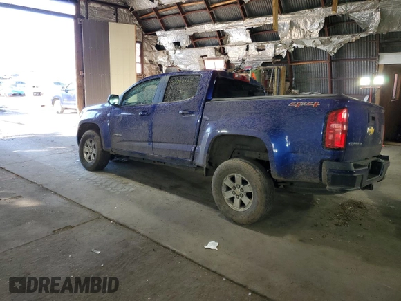 2017 Chevrolet Colorado 4WD WT with VIN 1GCGTBEN1H1274657, listed as a Copart auction lot 54749505 with 43,587 mi miles and Salvage title. Bid and sale history available at DreamBid. Image 2.
