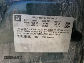 2014 Chevrolet Cruze LS with VIN 1G1PA5SG5E7117812, listed as a Copart auction lot 52942765 with 150,822 mi miles and Salvage Title. Bid and sale history available at carsss.com. Image 12.