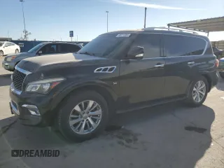 2015 Infiniti QX80 with VIN JN8AZ2NC0F9370883, listed as a Copart auction lot 46711385 with 212,480 mi miles and Clean Title. Bid and sale history available at carsss.com. Image 1.