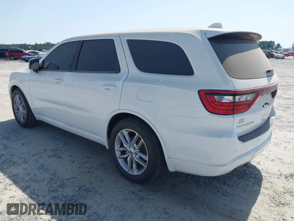 2021 Dodge Durango GT Plus with VIN 1C4RDHDG5MC602236, listed as a IAAI auction lot 42287588 with 130,122 mi miles and . Bid and sale history available at DreamBid. Image 3.