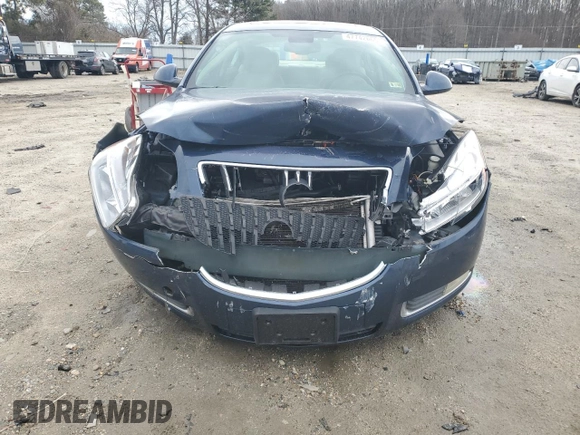 2011 Buick Regal CXL RL6 with VIN W04GU5GC9B1008105, listed as a Copart auction lot 47742665 with 77,717 mi miles and Salvage Title. Bid and sale history available at carsss.com. Image 5.