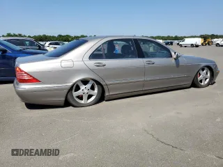 2004 Mercedes-Benz S-Class with VIN WDBNG75J24A412348, listed as a Copart auction lot 65396214 with 0 mi miles and Clean Title. Bid and sale history available at carsss.com. Image 3.