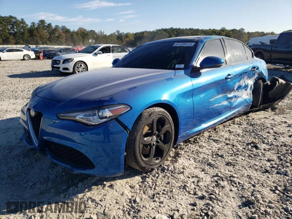 2017 Alfa Romeo Giulia with VIN ZARFAEBN9H7559780, listed as a Copart auction lot 64135522 with 46,114 mi miles. Bid and sale history available at carsss.com. Image 2.