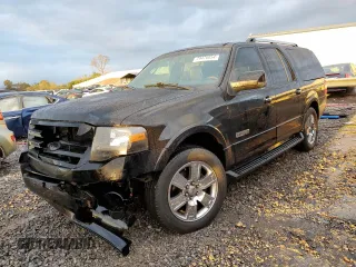 2007 Ford Expedition EL Limited with VIN 1FMFK19547LA65527, listed as a Copart auction lot 79476054 with 193,034 mi miles and Salvage Title. Bid and sale history available at carsss.com. Image 1.