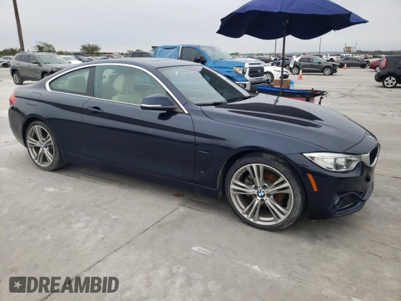 2017 BMW 4 Series 430i with VIN WBA4R7C52HK895575, listed as a Copart auction lot 79476264 with 57,288 mi miles and Clean Title. Bid and sale history available at DreamBid. Image 4.