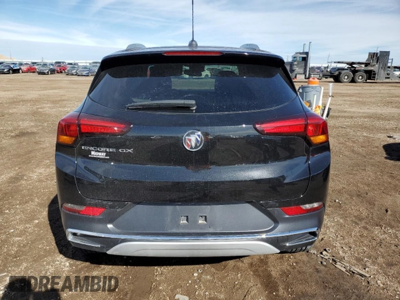 2023 Buick Encore GX Essence with VIN KL4MMFSL6PB116120, listed as a Copart auction lot 45470265 with 3,346 mi miles and Salvage title. Bid and sale history available at DreamBid. Image 6.