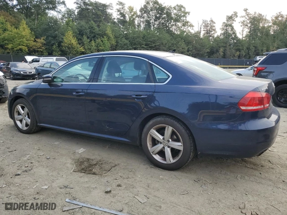 2013 Volkswagen Passat SE with VIN 1VWBP7A39DC085234, listed as a Copart auction lot 69177574 with 173,291 mi miles and Salvage Title. Bid and sale history available at carsss.com. Image 2.