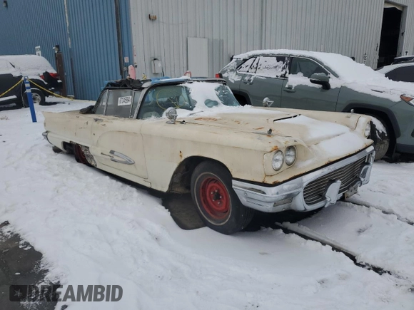 1959 Ford Thunderbird with VIN H9YJ108747, listed as a Copart auction lot 87245994 with 66,285 mi miles and Clean Title. Bid and sale history available at DreamBid. Image 4.