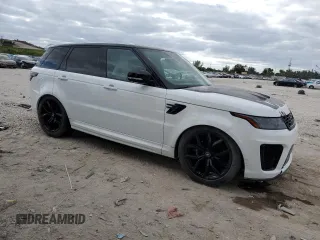 2019 Land Rover Range Rover Sport SVR with VIN SALWZ2SE9KA853698, listed as a Copart auction lot 81517734 with 36,967 mi miles and Salvage Title. Bid and sale history available at carsss.com. Image 4.