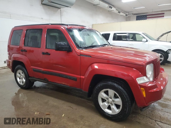 2009 Jeep Liberty Sport with VIN 1J8GN28K39W525378, listed as a Copart auction lot 53478015 with 308,598 mi miles and Clean Title. Bid and sale history available at DreamBid. Image 4.