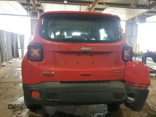 2018 Jeep Renegade Upland с VIN ZACCJBAB2JPJ50593, выставлен на аукционе Copart как лот 60989745 с пробегом 55 054 миль миль и Списание • Salvage title. История ставок и продаж доступна на DreamBid. Изображение 6.