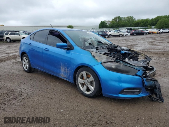 2016 Dodge Dart SXT z VIN 1C3CDFBB1GD741459, wystawiony jako Copart lot #57442315 z przebiegiem Nie podano mil oraz Czysty tytuł • Clean title. Historia ofert i sprzedaży dostępna na DreamBid. Obrazek 4.