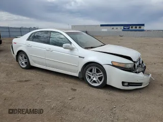 2007 Acura TL with VIN 19UUA66247A008392, listed as a Copart auction lot 50346135 with 0 mi miles and Salvage Title. Bid and sale history available at carsss.com. Image 4.