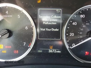 2023 Lexus IS with VIN JTHBZ1B25P5071547, listed as a Copart auction lot 70596604 with 3,672 mi miles and Salvage Title. Bid and sale history available at carsss.com. Image 9.