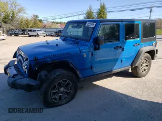 2016 Jeep Wrangler Unlimited Rubicon with VIN 1C4HJWFG2GL253918, listed as a Copart auction lot 52332475 with 153,813 mi miles and Salvage title. Bid and sale history available at DreamBid. Image 1.