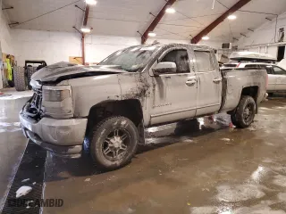 2017 Chevrolet Silverado 1500 LTZ with VIN 1GCVKSEC1HZ126843, listed as a Copart auction lot 44504815 with 118,559 mi miles and Salvage Title. Bid and sale history available at carsss.com. Image 1.