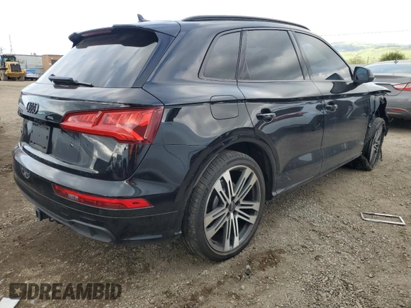 2018 Audi SQ5 Premium Plus with VIN WA1A4AFY9J2221365, listed as a Copart auction lot 48066074 with 54,395 mi miles and . Bid and sale history available at DreamBid. Image 3.