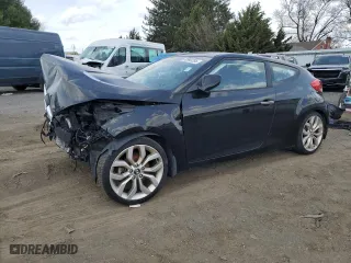 2015 Hyundai Veloster with VIN KMHTC6ADXFU219599, listed as a Copart auction lot 50993295 with 0 mi miles and Clean Title. Bid and sale history available at carsss.com. Image 1.