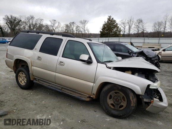 2004 Chevrolet Suburban Z71 with VIN 3GNFK16Z04G149291, listed as a Copart auction lot 38727863 with 0 mi miles and Salvage Title. Bid and sale history available at carsss.com. Image 4.