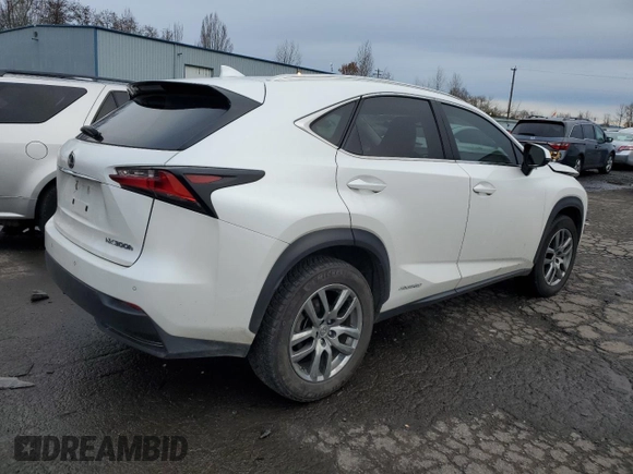 2015 Lexus NX 300h z VIN JTJBJRBZ8F2017984, wystawiony jako Copart lot #86402944 z przebiegiem 107 071 mil mil oraz Szkoda całkowita • Salvage title. Historia ofert i sprzedaży dostępna na DreamBid. Obrazek 3.