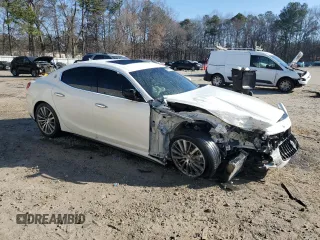2016 Maserati Ghibli z VIN ZAM57XSAXG1167773, wystawiony jako Copart lot #46607705 z przebiegiem 62 421 mil mil oraz Szkoda całkowita • Salvage title. Historia ofert i sprzedaży dostępna na DreamBid. Obrazek 4.
