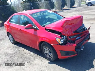 2013 Chevrolet Sonic LT with VIN 1G1JC5SH4D4169926, listed as a IAAI auction lot 41930121 with 105,351 mi miles and . Bid and sale history available at DreamBid. Image 1.