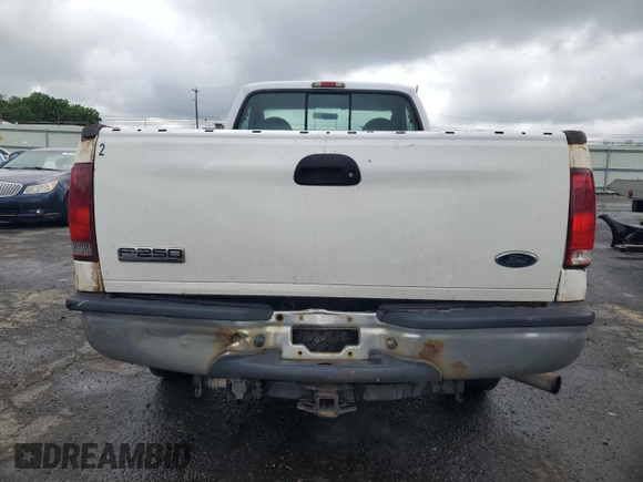 2006 Ford F-250 XL with VIN 1FTNF21516EB36255, listed as a Copart auction lot 60056485 with 117,481 mi miles and Salvage title. Bid and sale history available at DreamBid. Image 6.