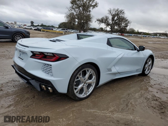 2020 Chevrolet Corvette 3LT with VIN 1G1Y83D49L5113844, listed as a Copart auction lot 38703224 with 11,054 mi miles and Salvage Title. Bid and sale history available at carsss.com. Image 3.