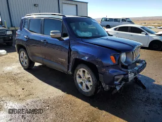 2019 Jeep Renegade Limited with VIN ZACNJBD11KPK01305, listed as a Copart auction lot 84065744 with Not provided miles and Salvage title. Bid and sale history available at DreamBid. Image 4.