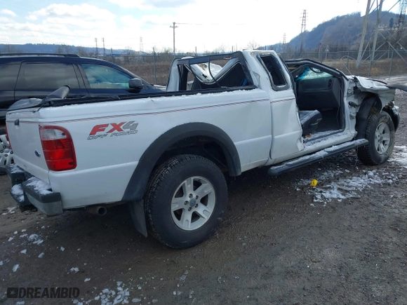 2003 Ford Ranger XL Fleet with VIN 1FTZR45E53TA41655, listed as a IAAI auction lot 41536965 with 0 mi miles. Bid and sale history available at carsss.com. Image 4.