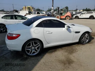 2014 Mercedes-Benz SLK-Class SLK 250 with VIN WDDPK4HA5EF075252, listed as a Copart auction lot 69894144 with 124,204 mi miles and Salvage Title. Bid and sale history available at carsss.com. Image 3.
