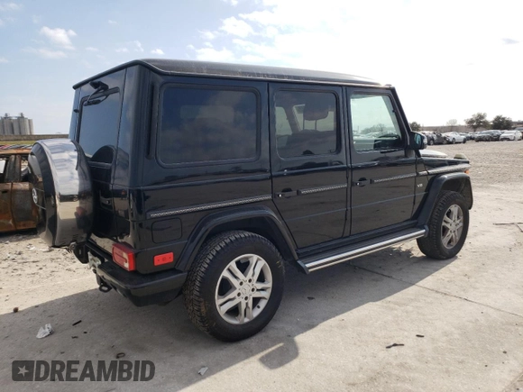 2013 Mercedes-Benz G 550 with VIN WDCYC3HF2DX207470, listed as a Copart auction lot 43382435 with 82,521 mi miles and Salvage title. Bid and sale history available at DreamBid. Image 3.